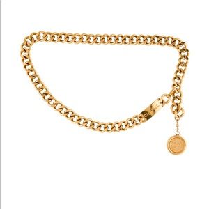 Authentic Chanel Gold Chain Belt